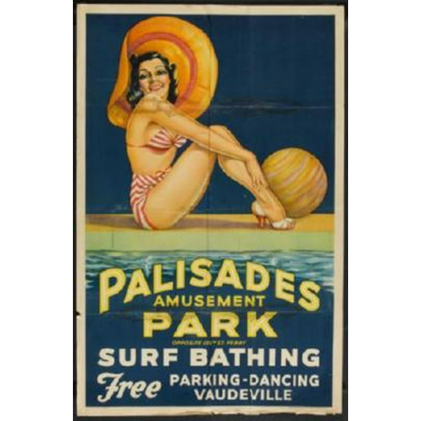 Palisades Amusement Park Fond Memories Poster 11x17 Palisades Amusement Park Fond Memories Poster 11x17